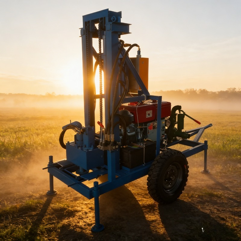 Heavy Equipment Drilling Rig - Endüstriyel Sınıf Küçük Mavi Elmas Su