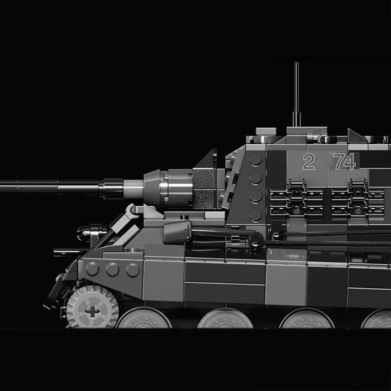 Heavy Equipment Battery - qwert Ağır Tank Destroyer Modeli MOC