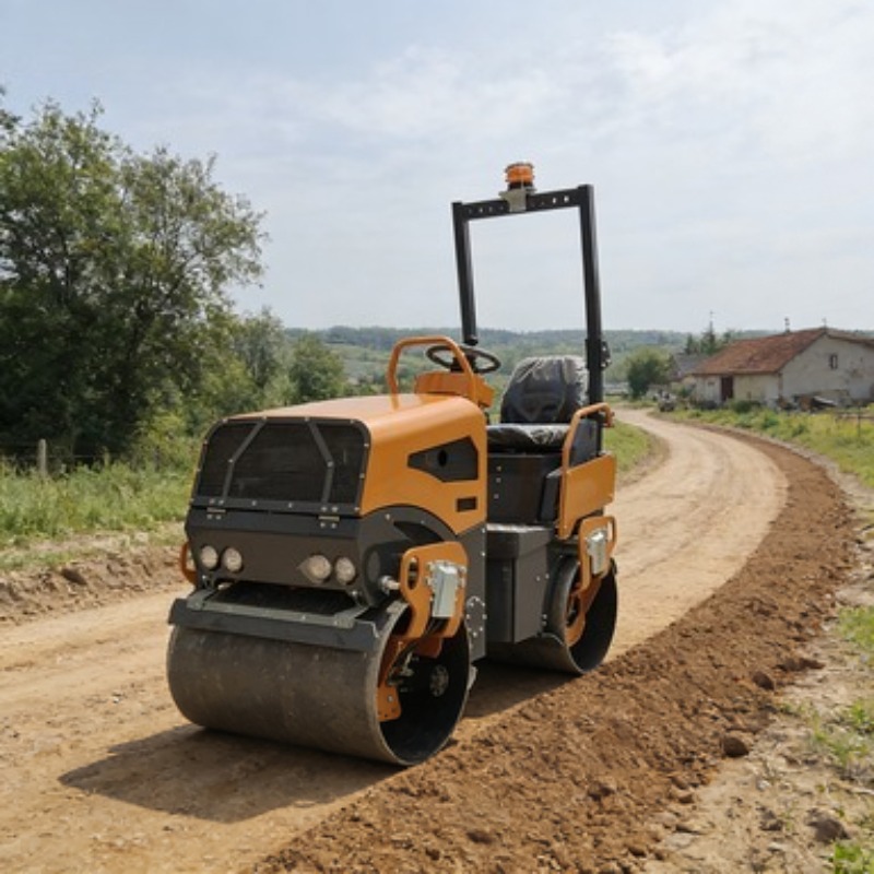 Heavy Equipment Construction - Kompaktör Yol Silindiri Titreşimli Ağır Hizmet
