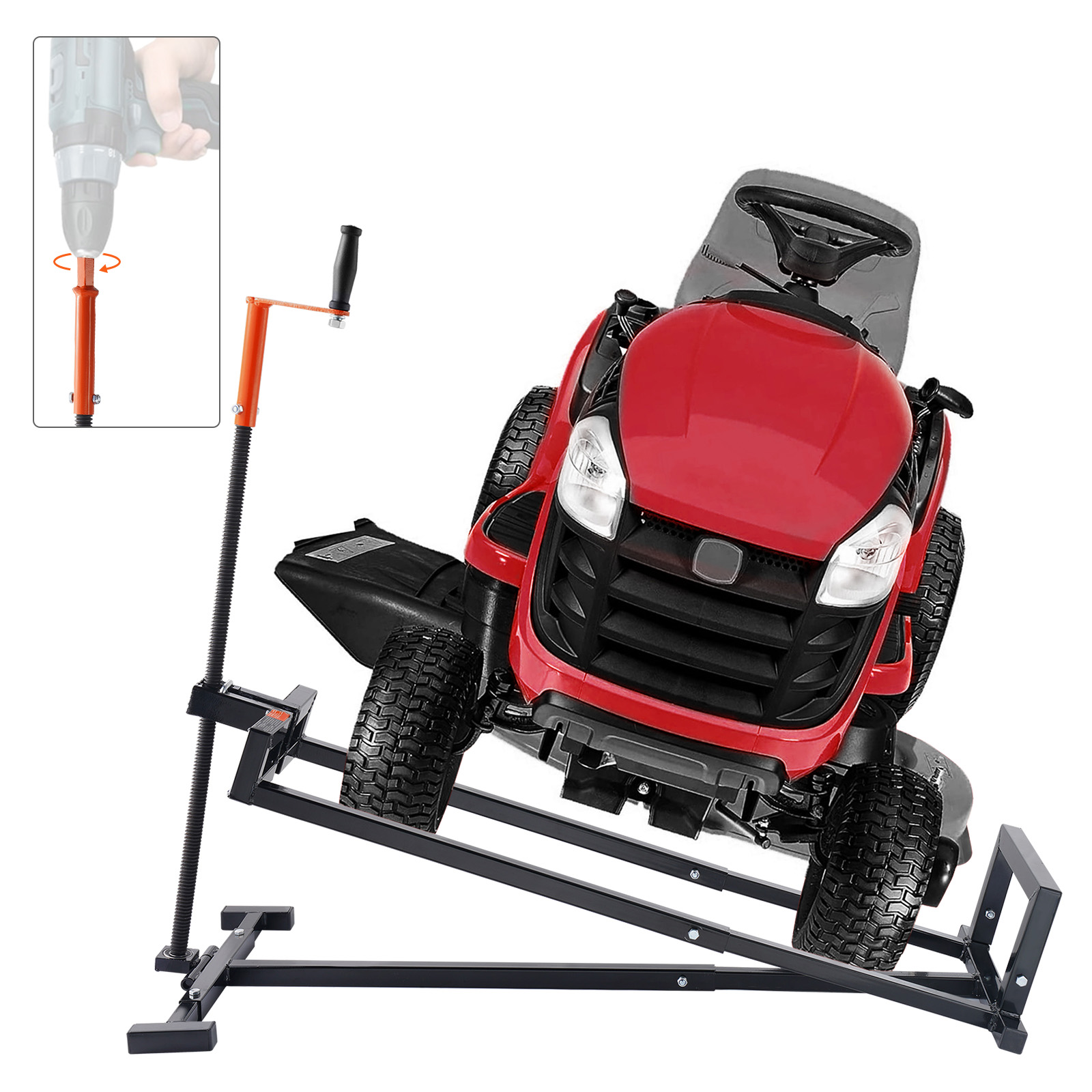 Hydraulic Floor Jack - SucceBuy Hidrolik/Dişli kriko ile Çim Biçme