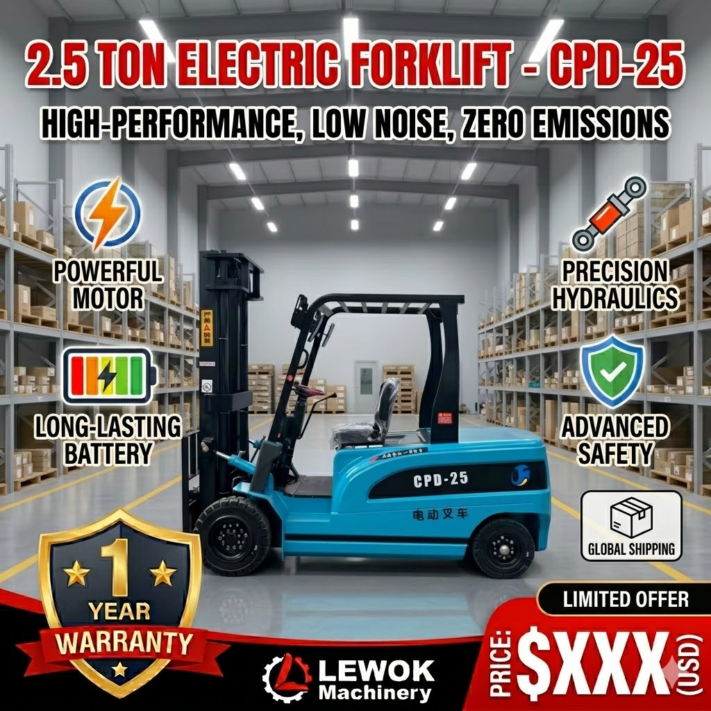 Heavy Equipment Forklift - Elektrikli Forklift Palet İstifleyici 2.5 Ton