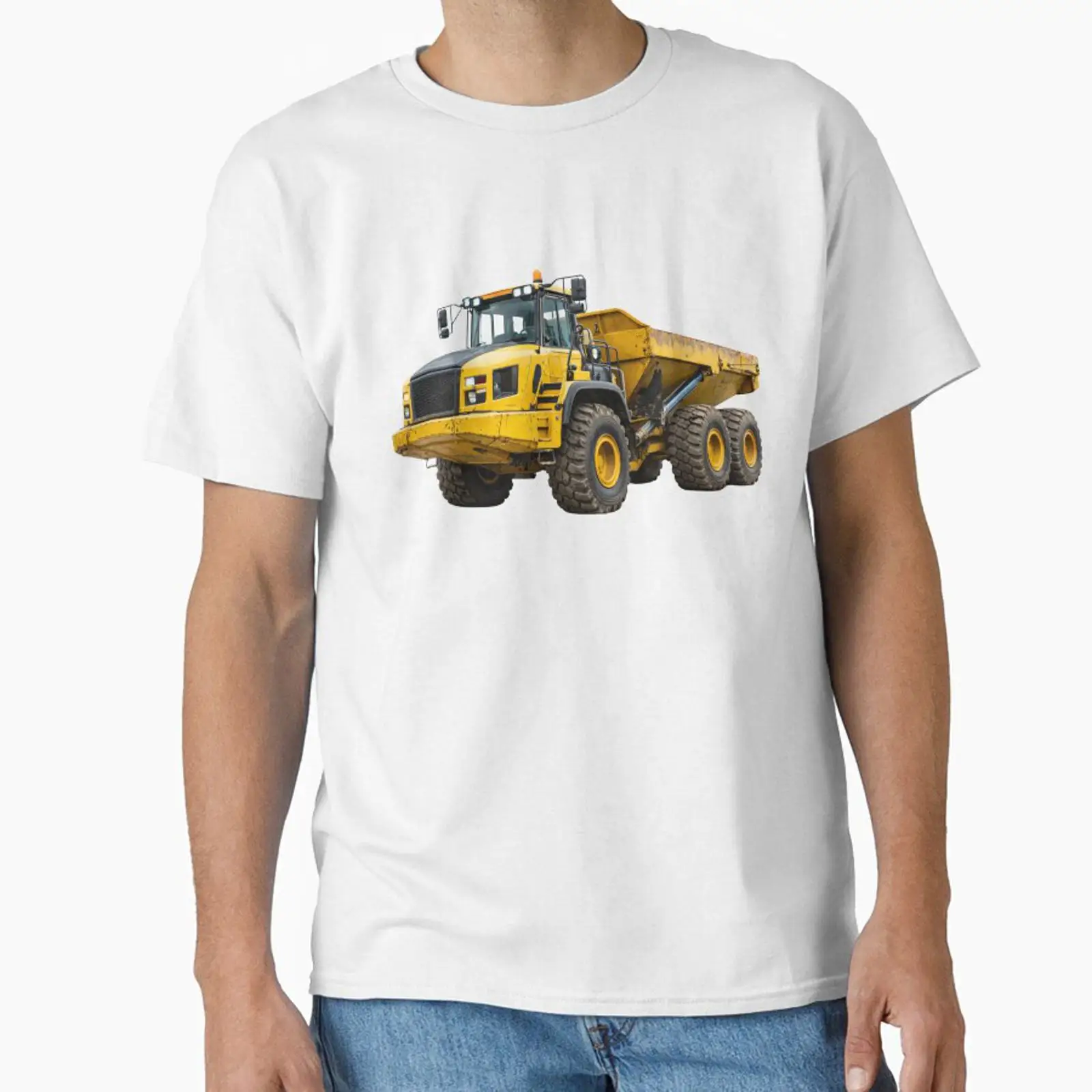 Dump Truck Heavy Equipment - Eklemli Damperli Kamyon Ağır Ekipman İllüstrasyonu,