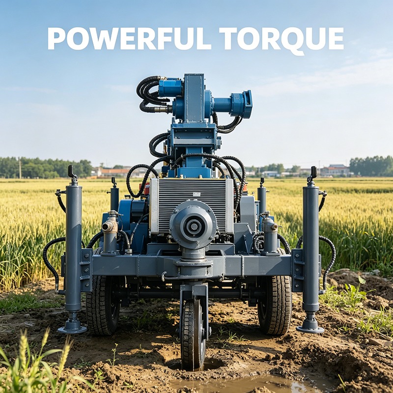 Heavy Equipment Drilling Rig - Ağır Hizmet Tipi Paletli Su Kuyusu