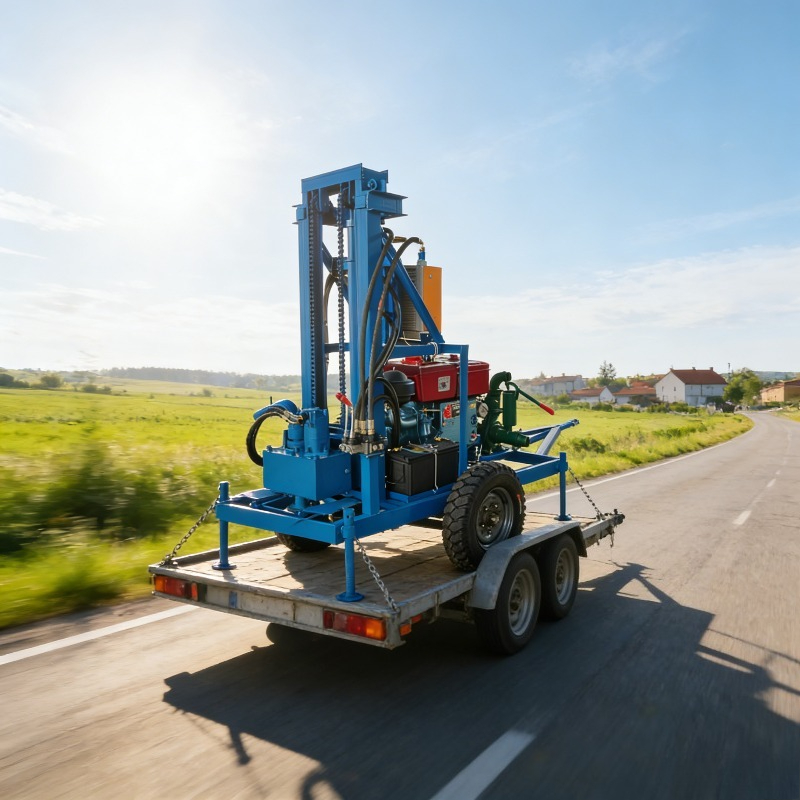 Endüstriyel Sınıf Küçük Mavi E - Heavy Equipment Drilling Rig incelemesi ve fiyatı