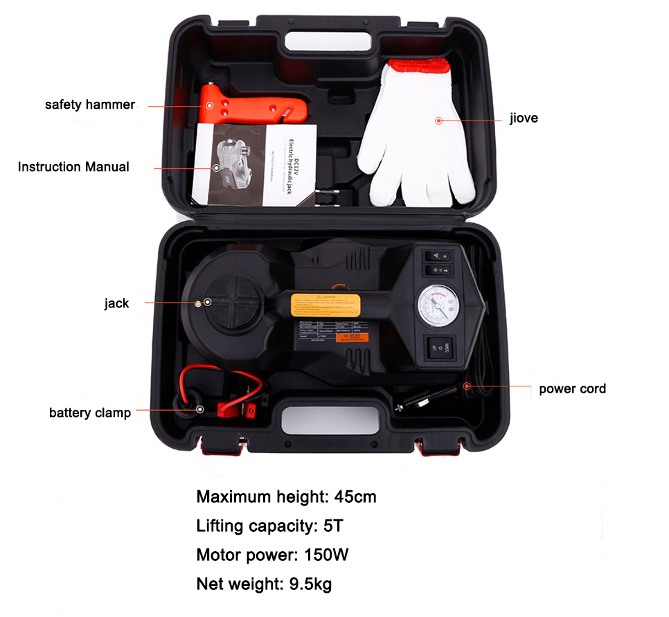 12V 5 Ton Araç Elektrikli Hidr - Hydraulic Floor Jack incelemesi ve fiyatı