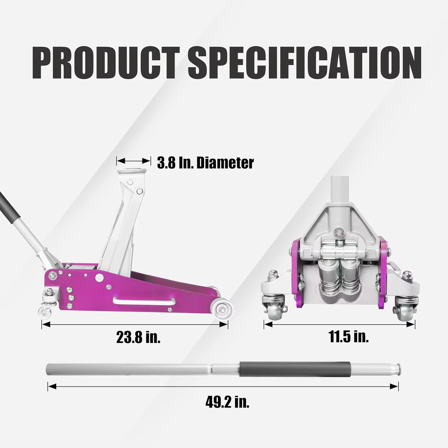 1.5 Ton Düşük Profil Alüminyum - Hydraulic Floor Jack incelemesi ve fiyatı