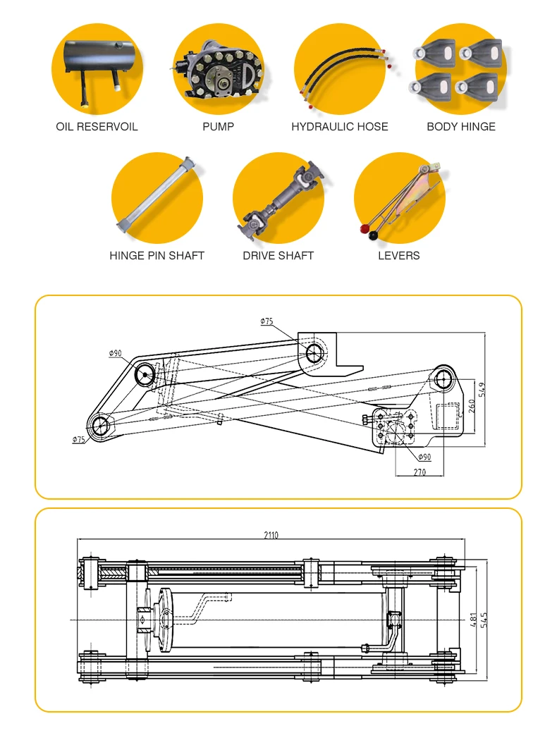 Damperli Kamyon Devrilme Kasas - Dump Truck Heavy Equipment incelemesi ve fiyatı