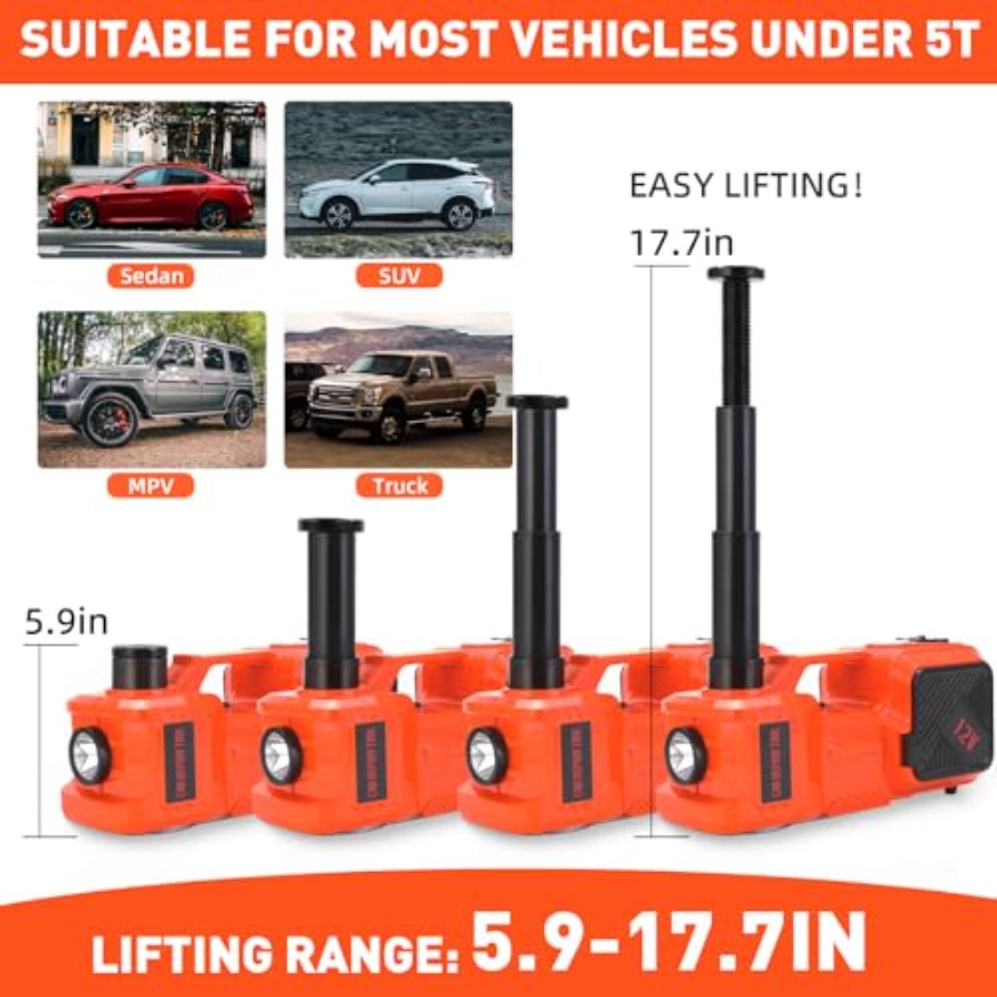 Elektrikli Araba Kriko Seti 5  - Hydraulic Floor Jack incelemesi ve fiyatı