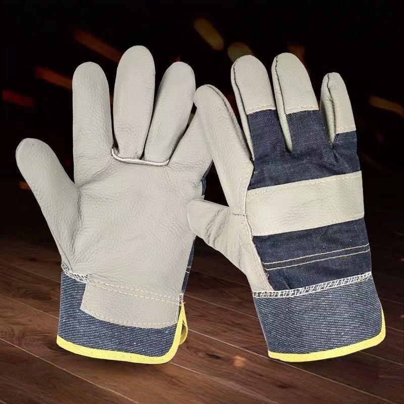 1 Çift Sığır Derisi Denim Eldi - Heavy Equipment Yard incelemesi ve fiyatı