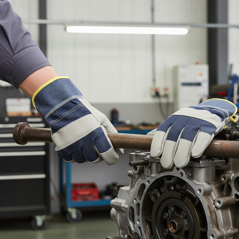 1 Çift Sığır Derisi Denim Eldi - Heavy Equipment Yard incelemesi ve fiyatı